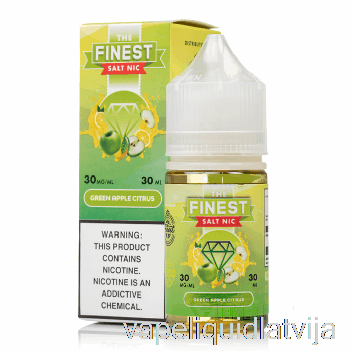 Zaļo ābolu Citrusaugļi - Izcilākais Konfekšu Izdevums Sāls Nic - 30ml 30mg Vape šķidrums